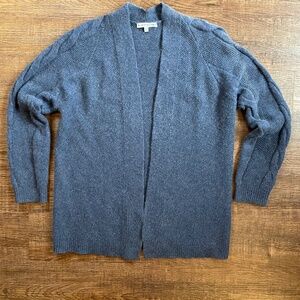 The Cashmere Project 100 Percent Cashmere Cardigan Gray/Blue Size Small